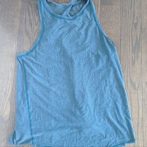 Lululemon Blue High Neck Tank Top